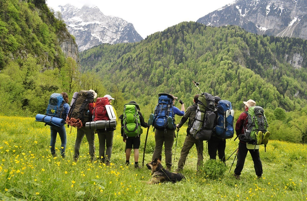 Поход с палатками